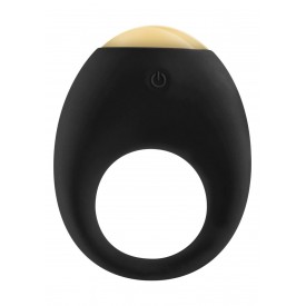 Черное эрекционное кольцо Eclipse Vibrating Cock Ring